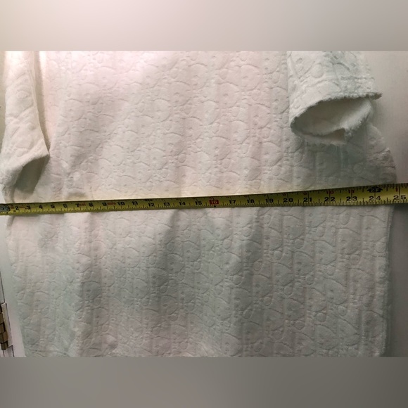 👍🏼Dior Jacquard Terry Cotton Shirt. White 3XL - Picture 7 of 9